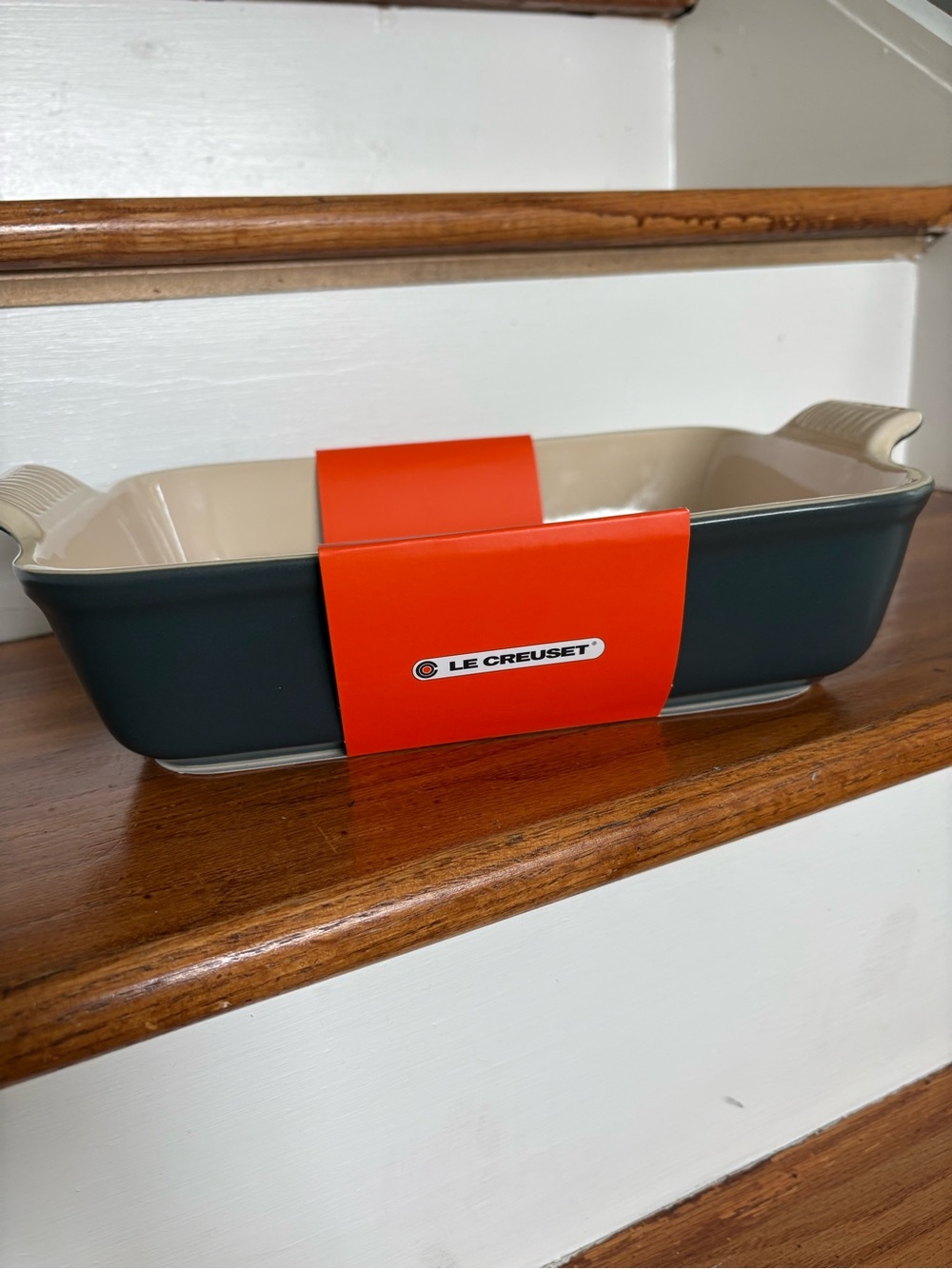 Le Creuset 23cm Rectangular Stoneware Baking Dish Graphite